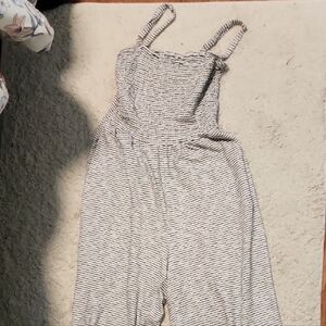 Old Navy Black and White Jumpsuit Relaxed Fit